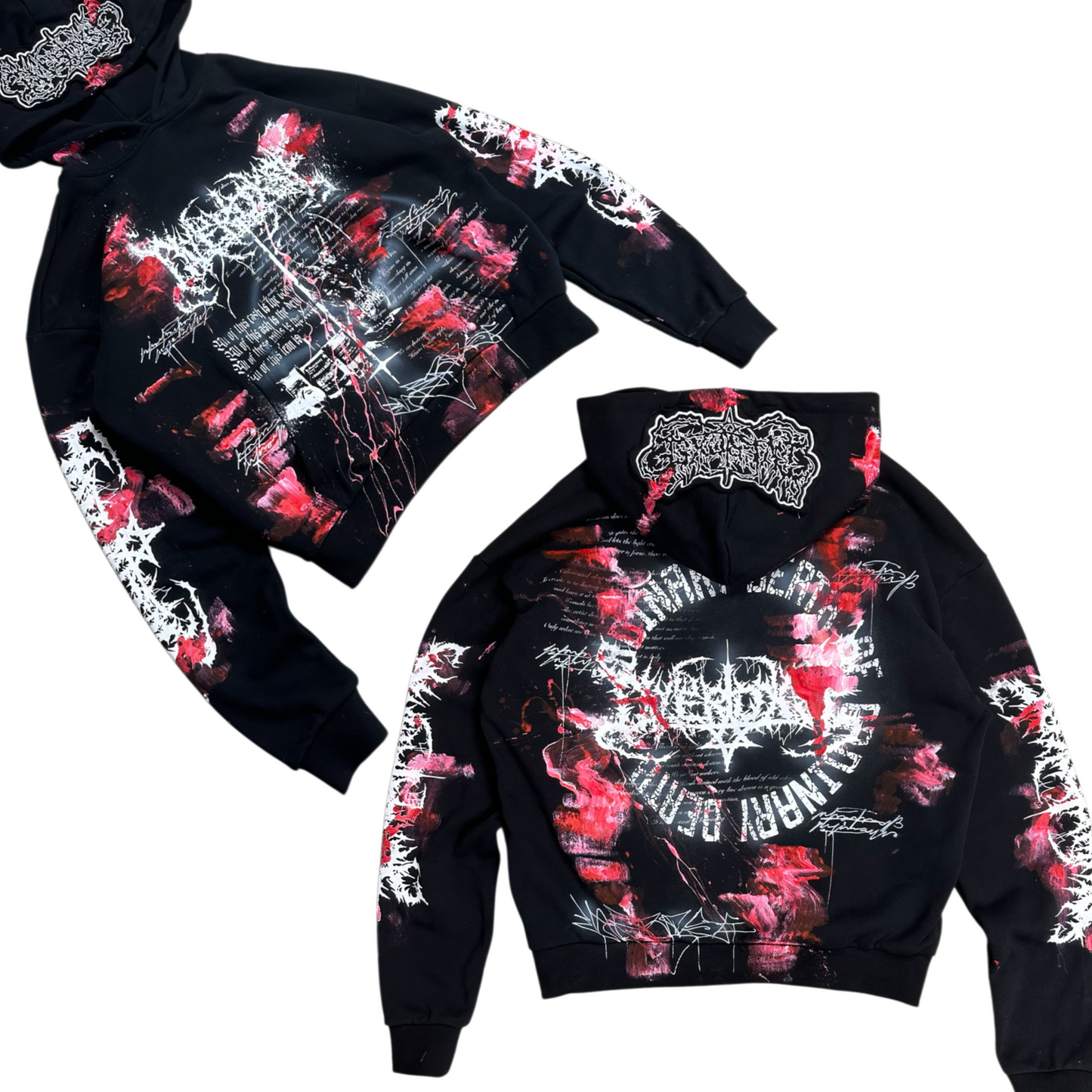 1of1 BLOODY OVERDXSE HOODIE size L
