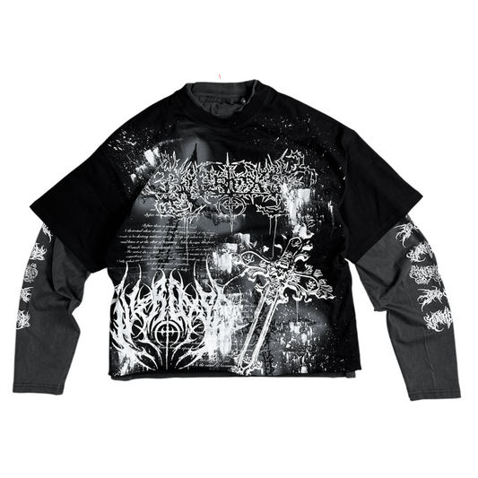 1of1 double layer OVERDXSE LONGSLEEVE size M