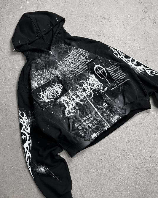 1of1 spiked OVERDXSE ZIPPER size M