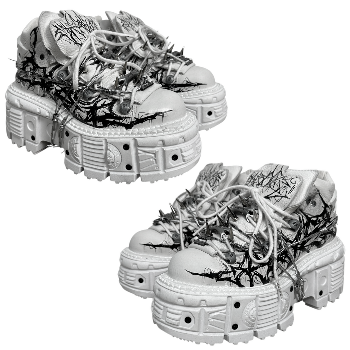 1of1 OVERDXSE / NEW ROCK SPIKE STOMPERS size EU42