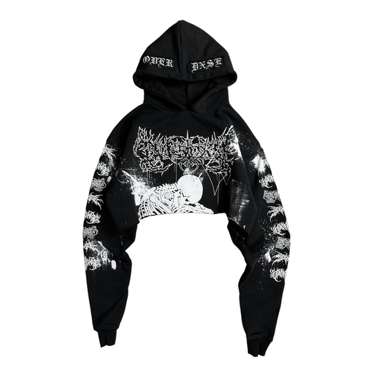 1of1 cropped OVERDXSE HOODIE size S