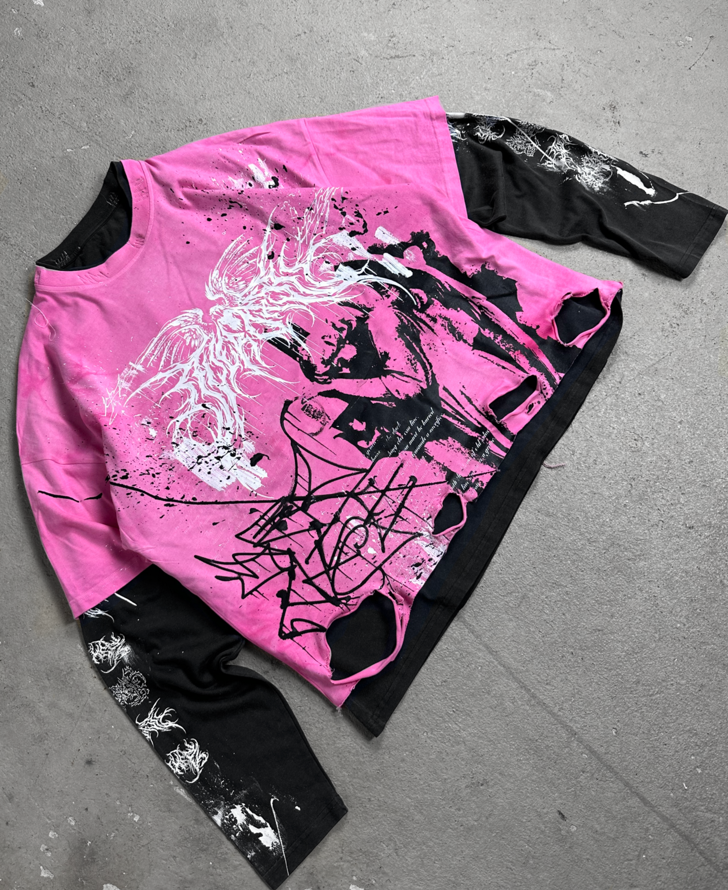 1of1 double layered OVERDXSE LONGSLEEVE size XL