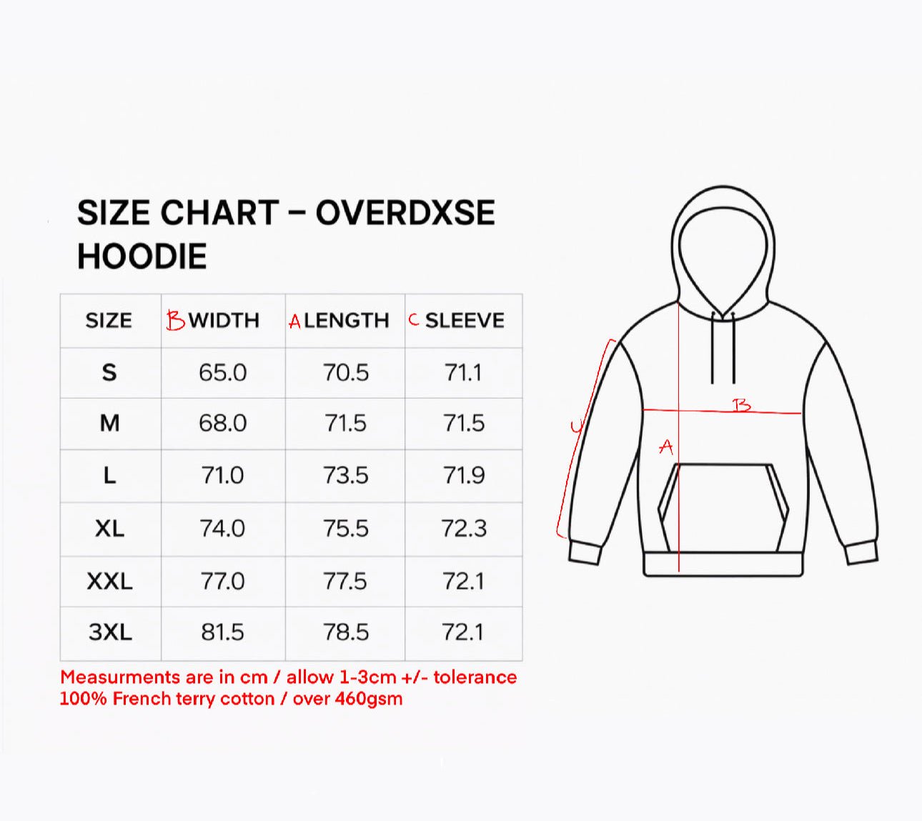 1of1 spiked OVERDXSE MAGNOLIA HOODIE size L