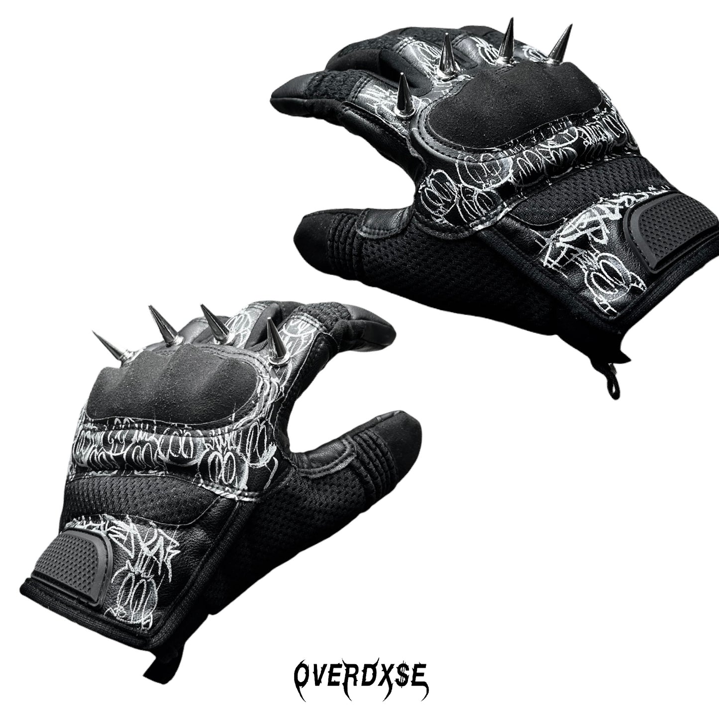 1of1 spiked OVERDXSE GLOVES size XL