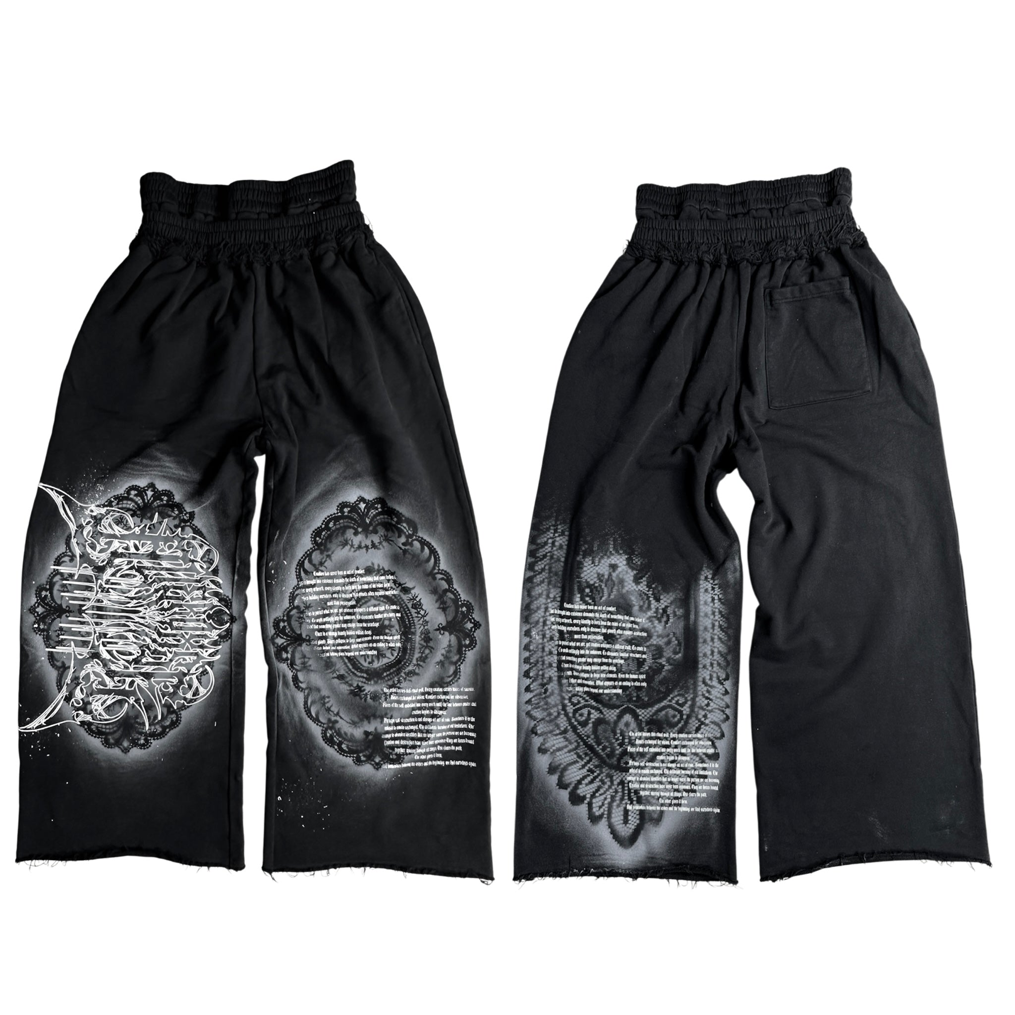 1of1 double waist OVERDXSE SWEATPANTS size L