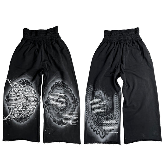 1of1 double waist OVERDXSE SWEATPANTS size L
