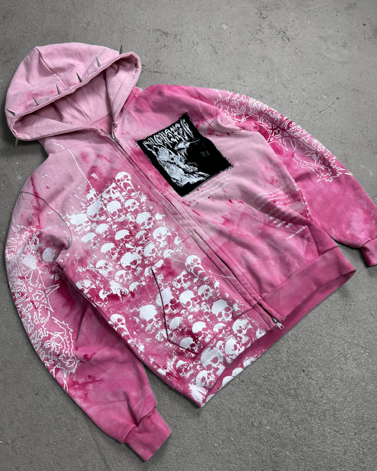 1of1 spiked OVERDXSE ZIPPER size M