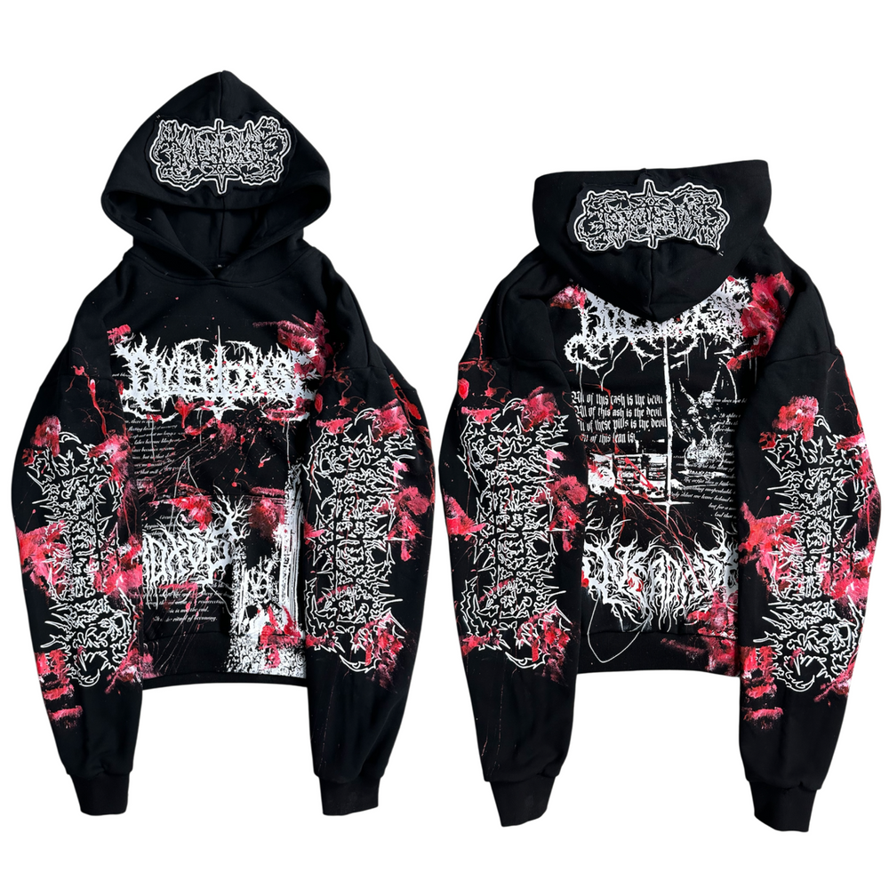 1of1 BLOODY OVERDXSE HOODIE size XL