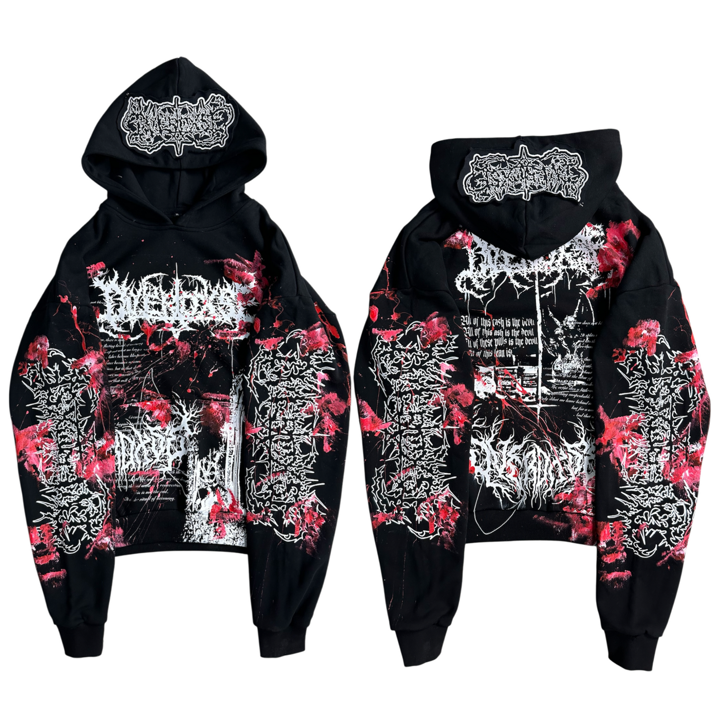 1of1 BLOODY OVERDXSE HOODIE size XL