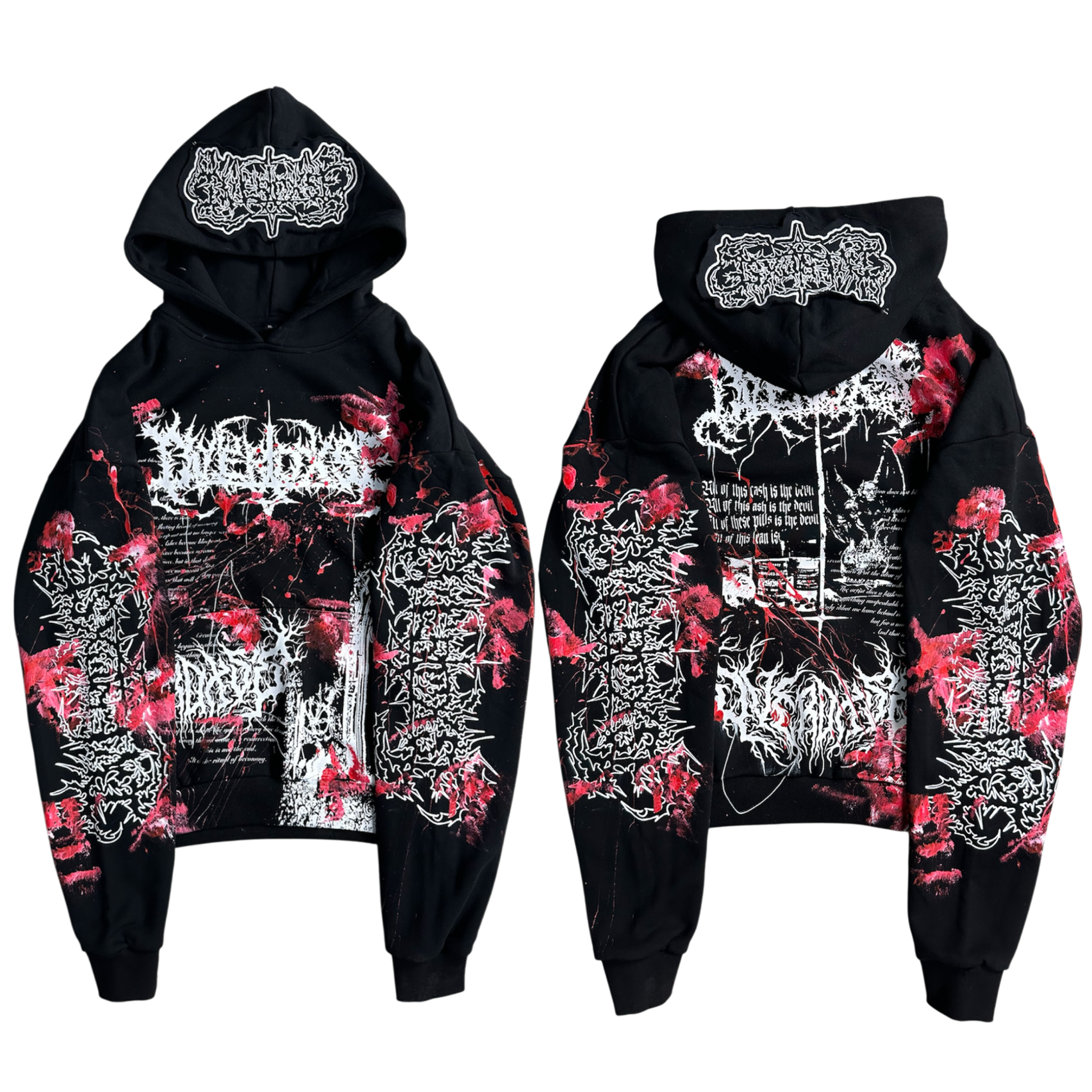 1of1 BLOODY OVERDXSE HOODIE size XL