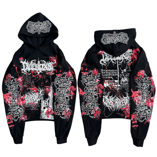 1of1 BLOODY OVERDXSE HOODIE size XL