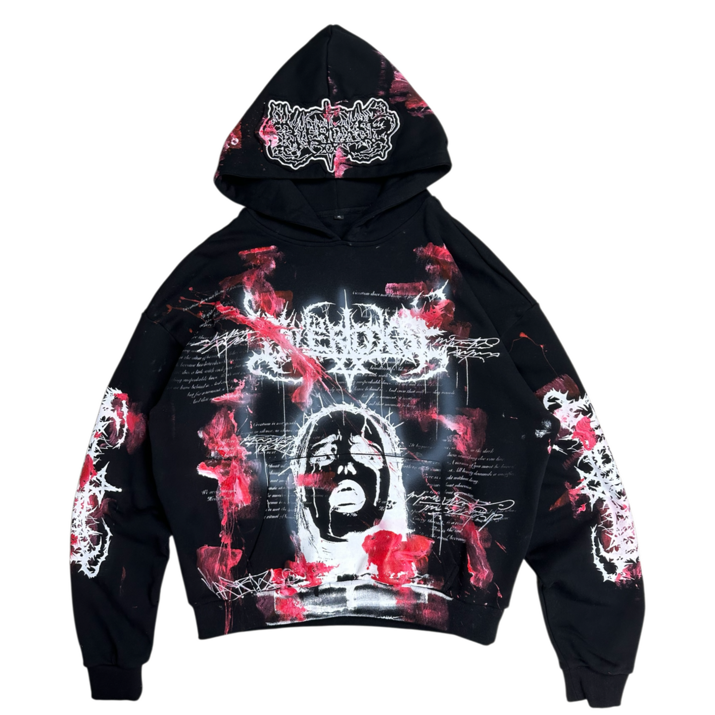 1of1 BLOODY OVERDXSE HOODIE size XL