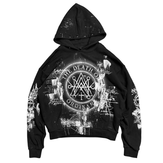 1of1 spiked OVERDXSE HOODIE size XL