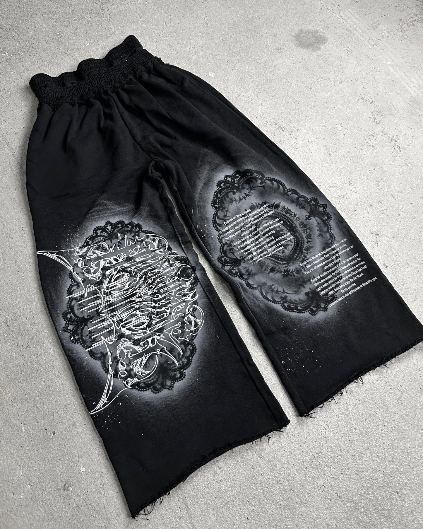 1of1 double waist OVERDXSE SWEATPANTS size L