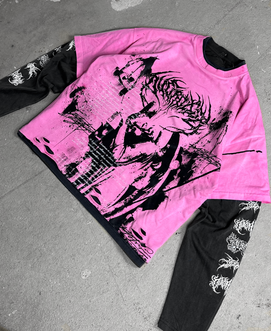 1of1 double layered OVERDXSE LONGSLEEVE size M