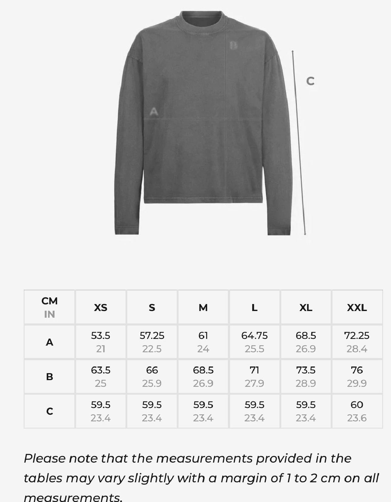 1of1 double layered OVERDXSE LONGSLEEVE size M