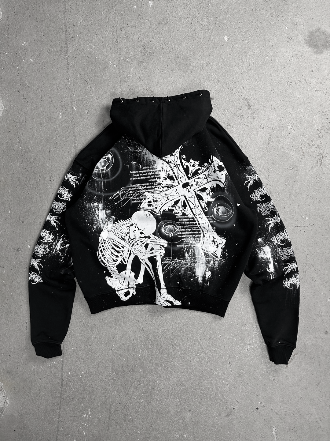 1of1 spiked OVERDXSE HOODIE size XXL