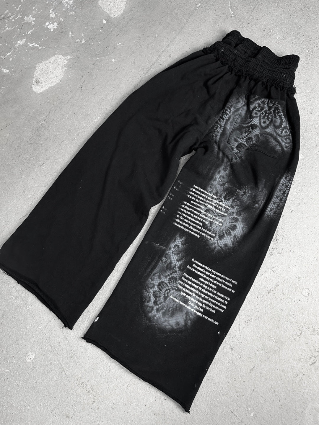 1of1 double waist OVERDXSE SWEATPANTS size S
