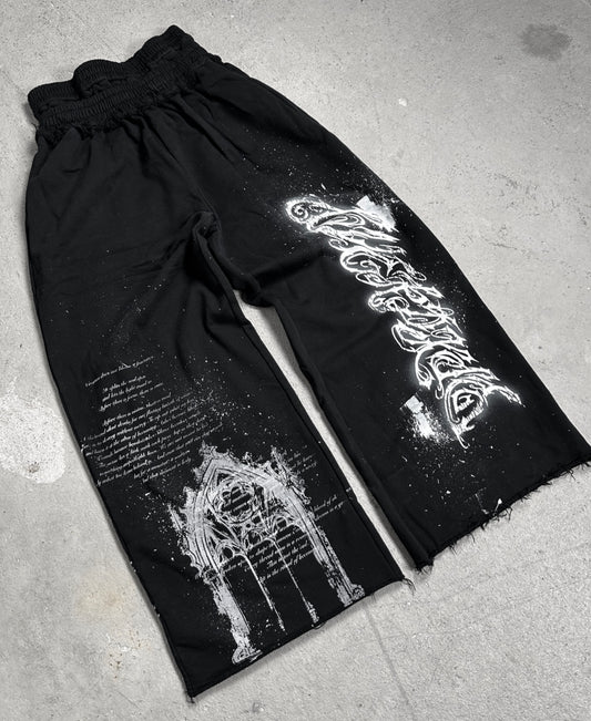 1of1 double waist OVERDXSE SWEATPANTS size L