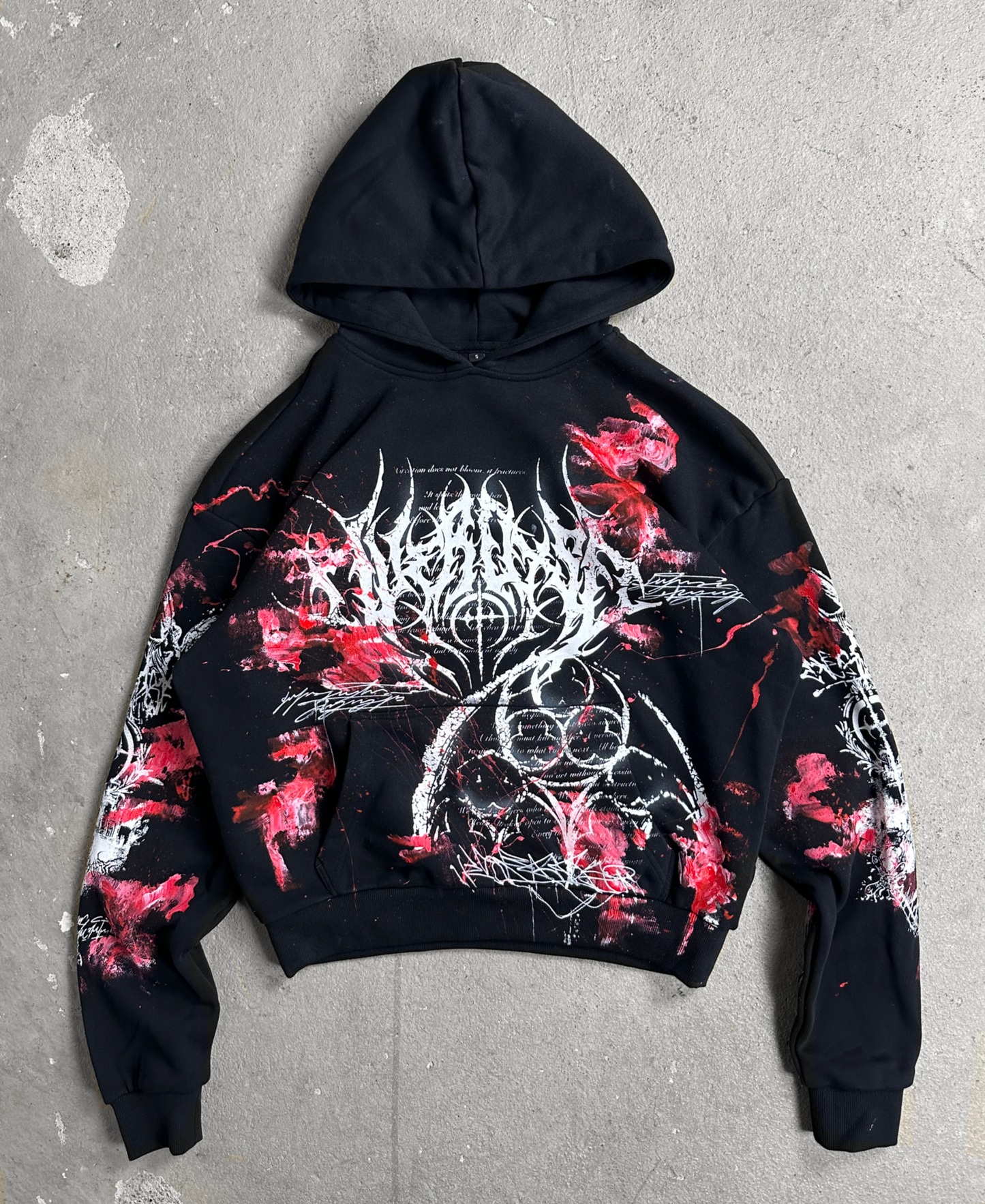 1of1 BLOODY OVERDXSE HOODIE size S