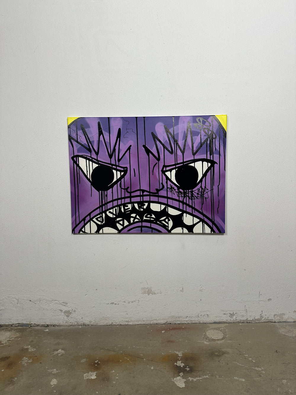 1of1 „FACE YOUR FEAR“ original canvas 60x80cm