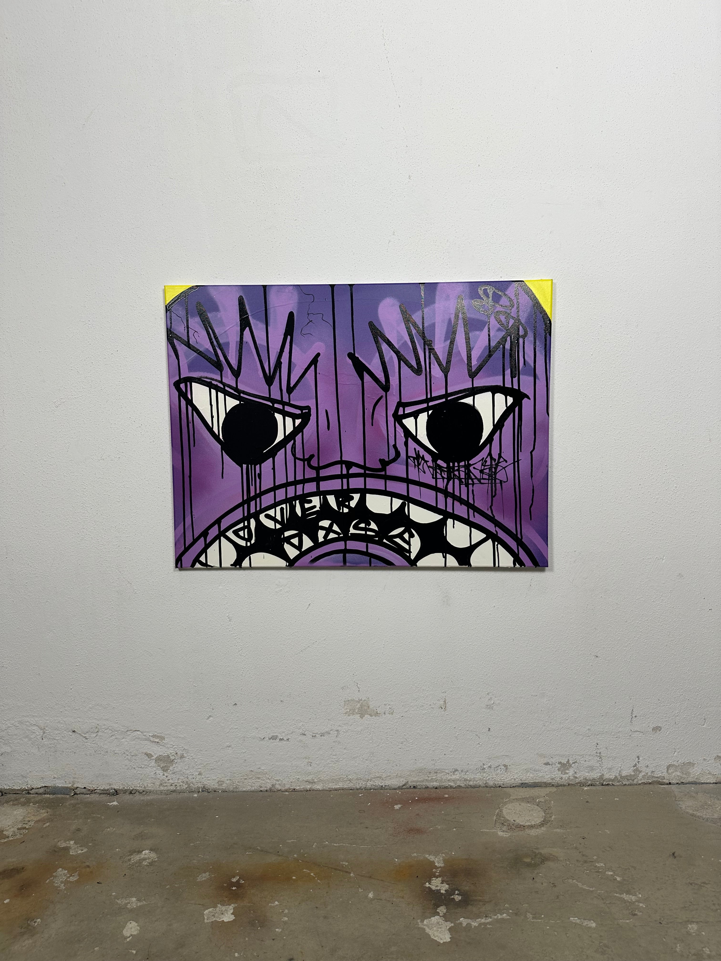 1of1 „FACE YOUR FEAR“ original canvas 60x80cm