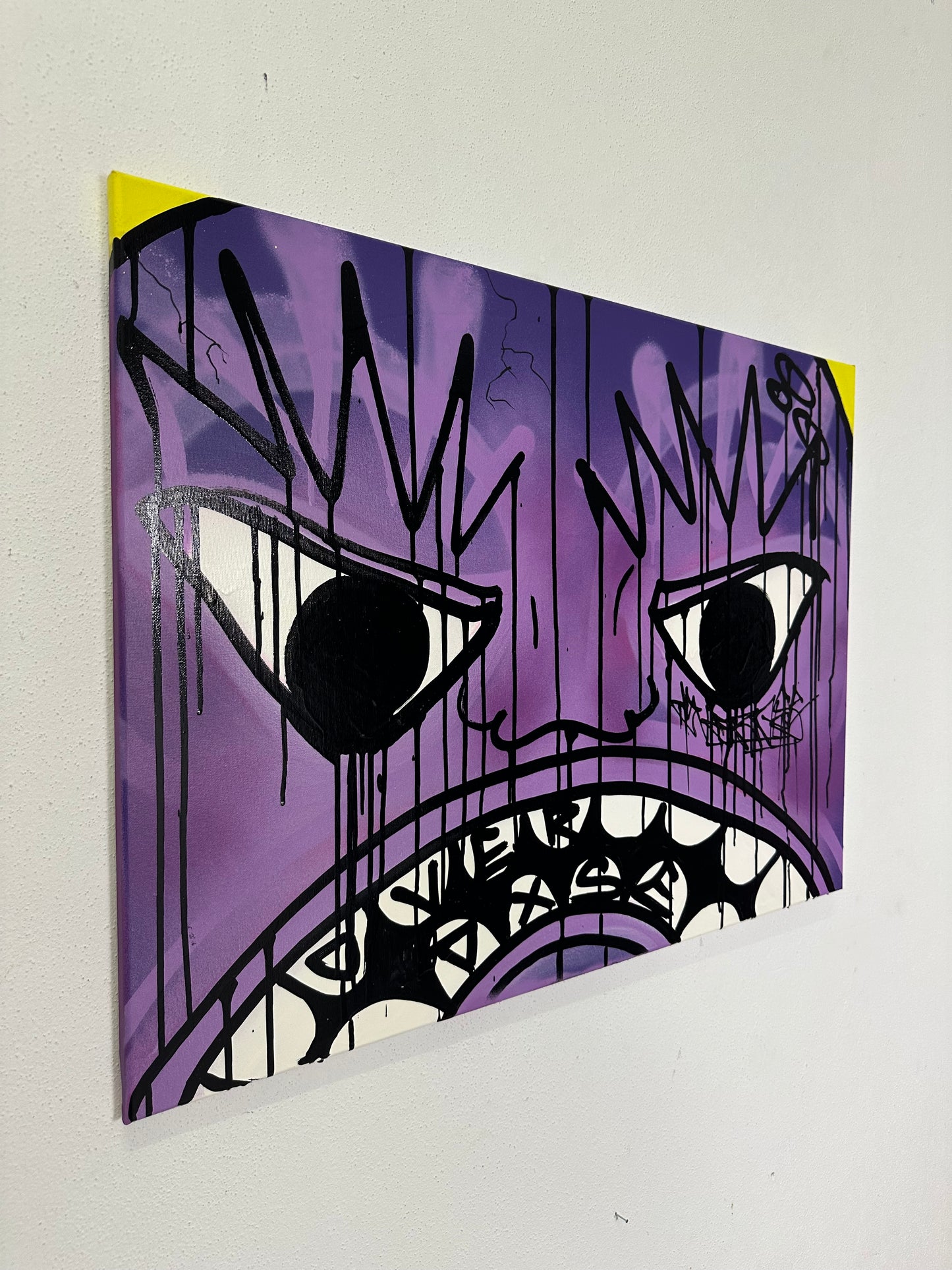 1of1 „FACE YOUR FEAR“ original canvas 60x80cm