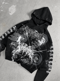 1of1 spiked OVERDXSE HOODIE size XXL