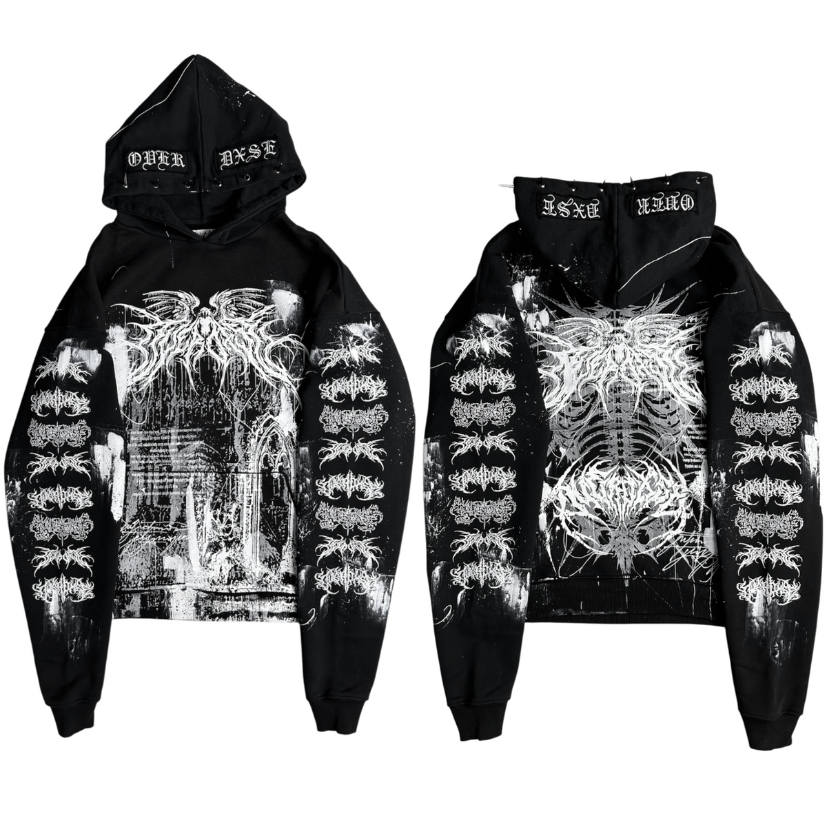 1of1 spiked OVERDXSE HOODIE size XXL