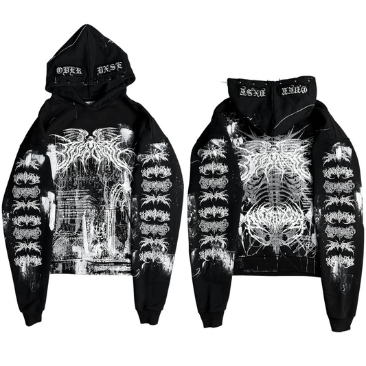 1of1 spiked OVERDXSE HOODIE size XXL