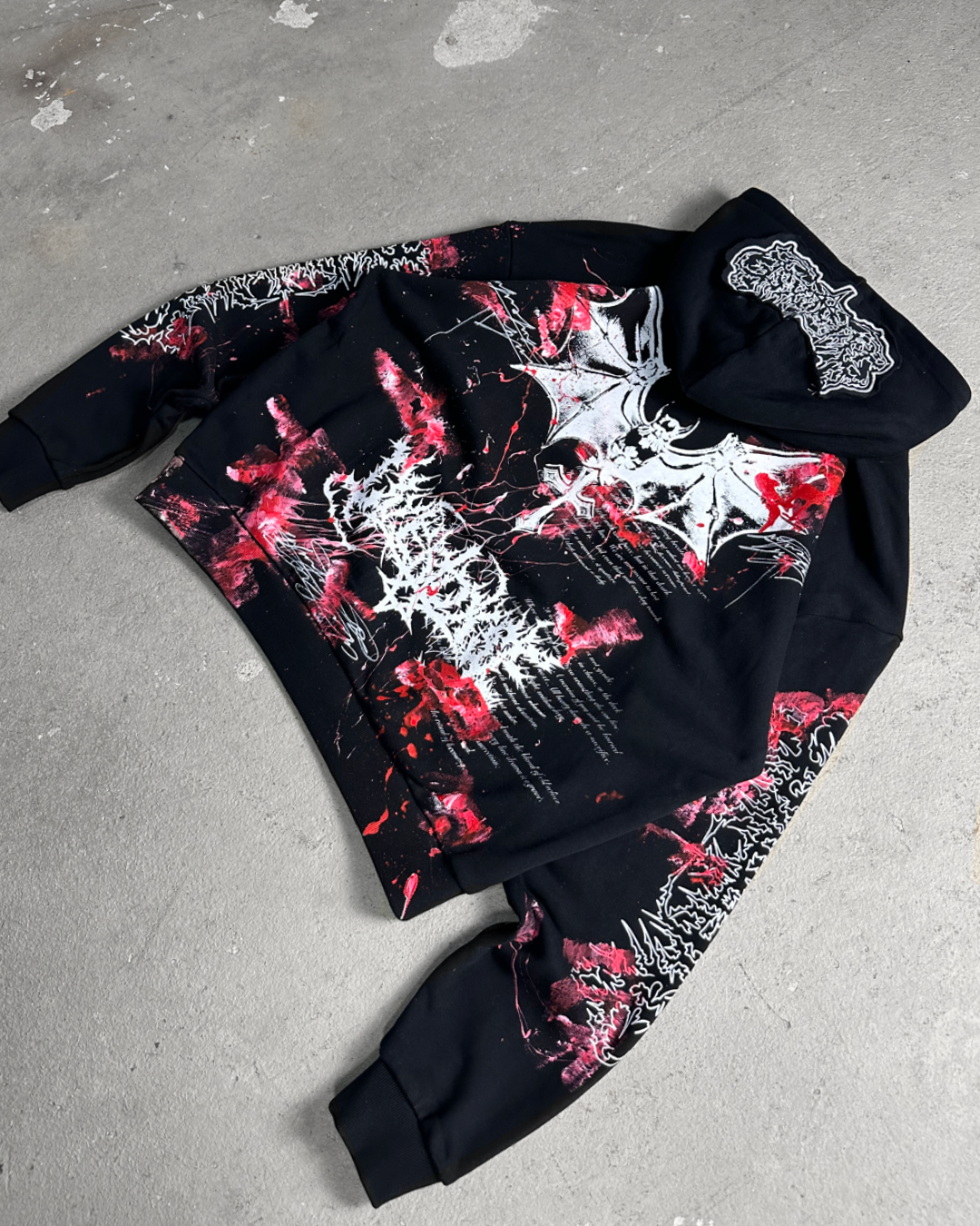 1of1 BLOODY OVERDXSE HOODIE size XXL