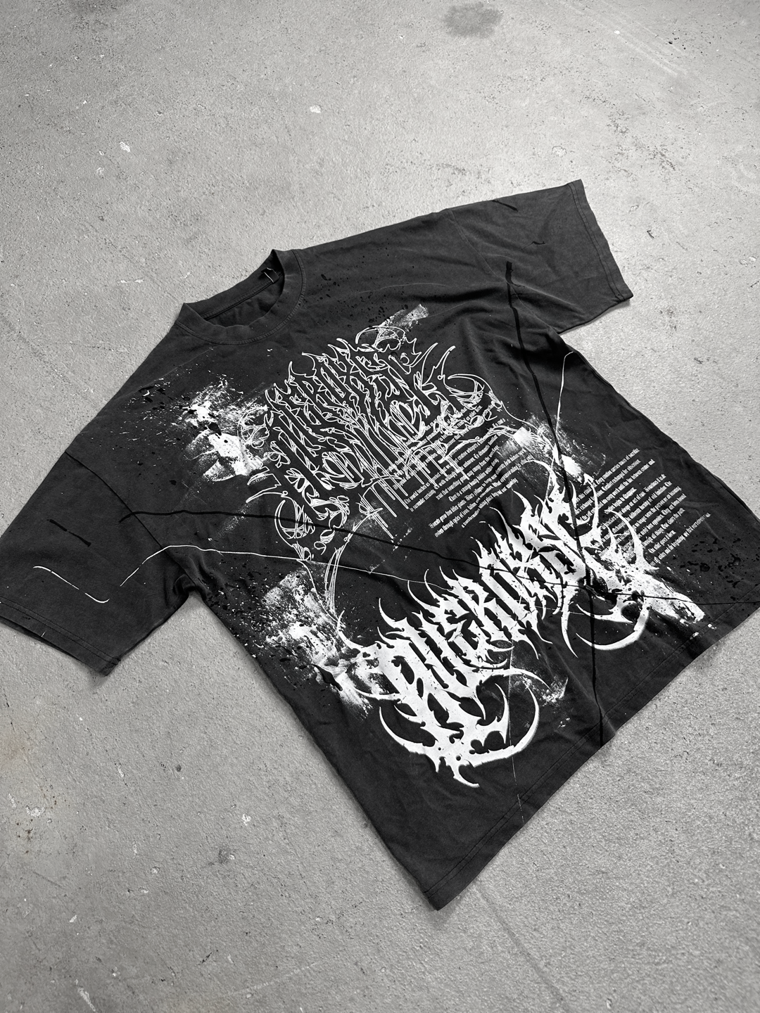 1of1 stone washed OVERDXSE shirt size M