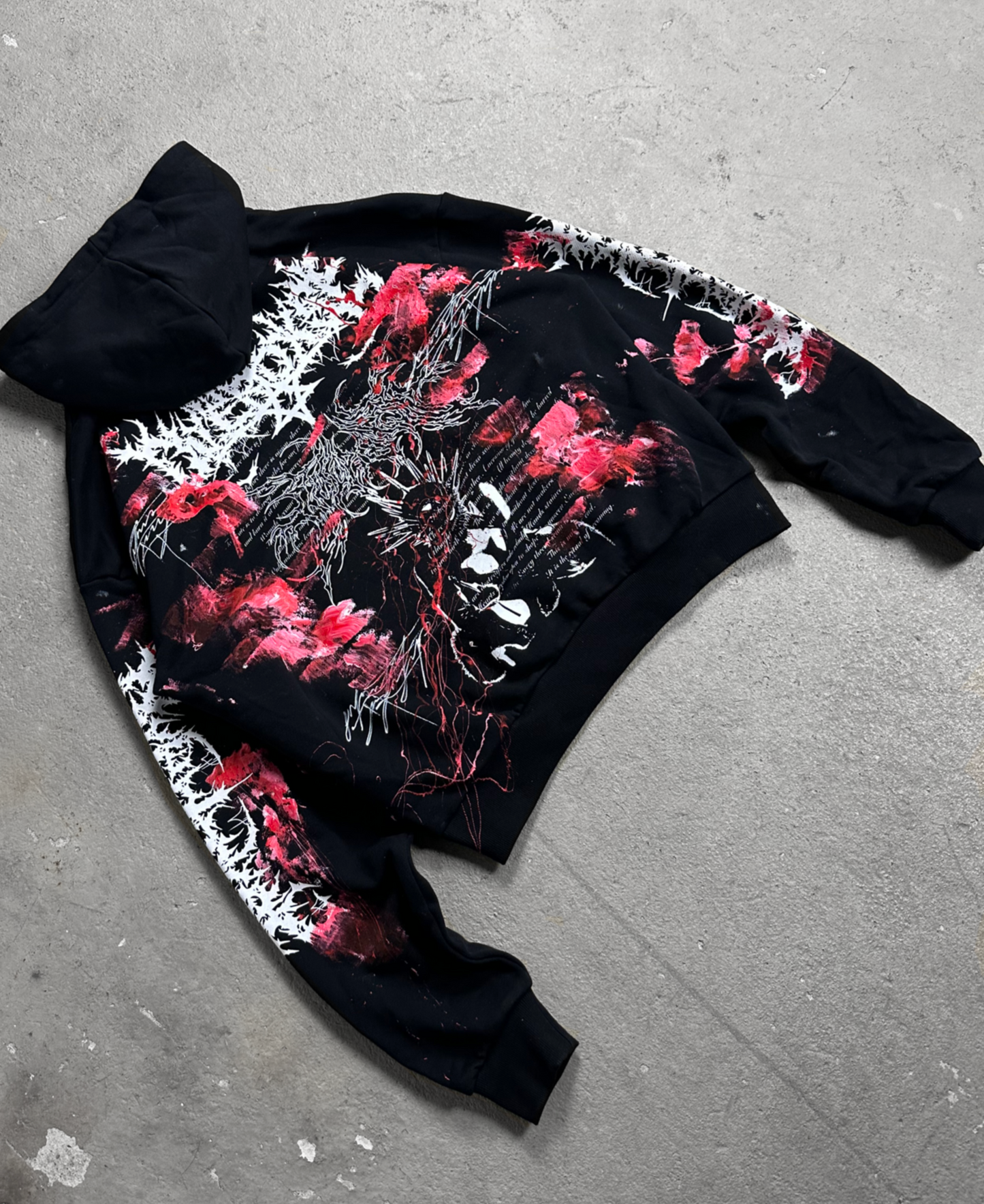 1of1 BLOODY OVERDXSE HOODIE size M