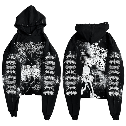1of1 spiked OVERDXSE HOODIE size XXL