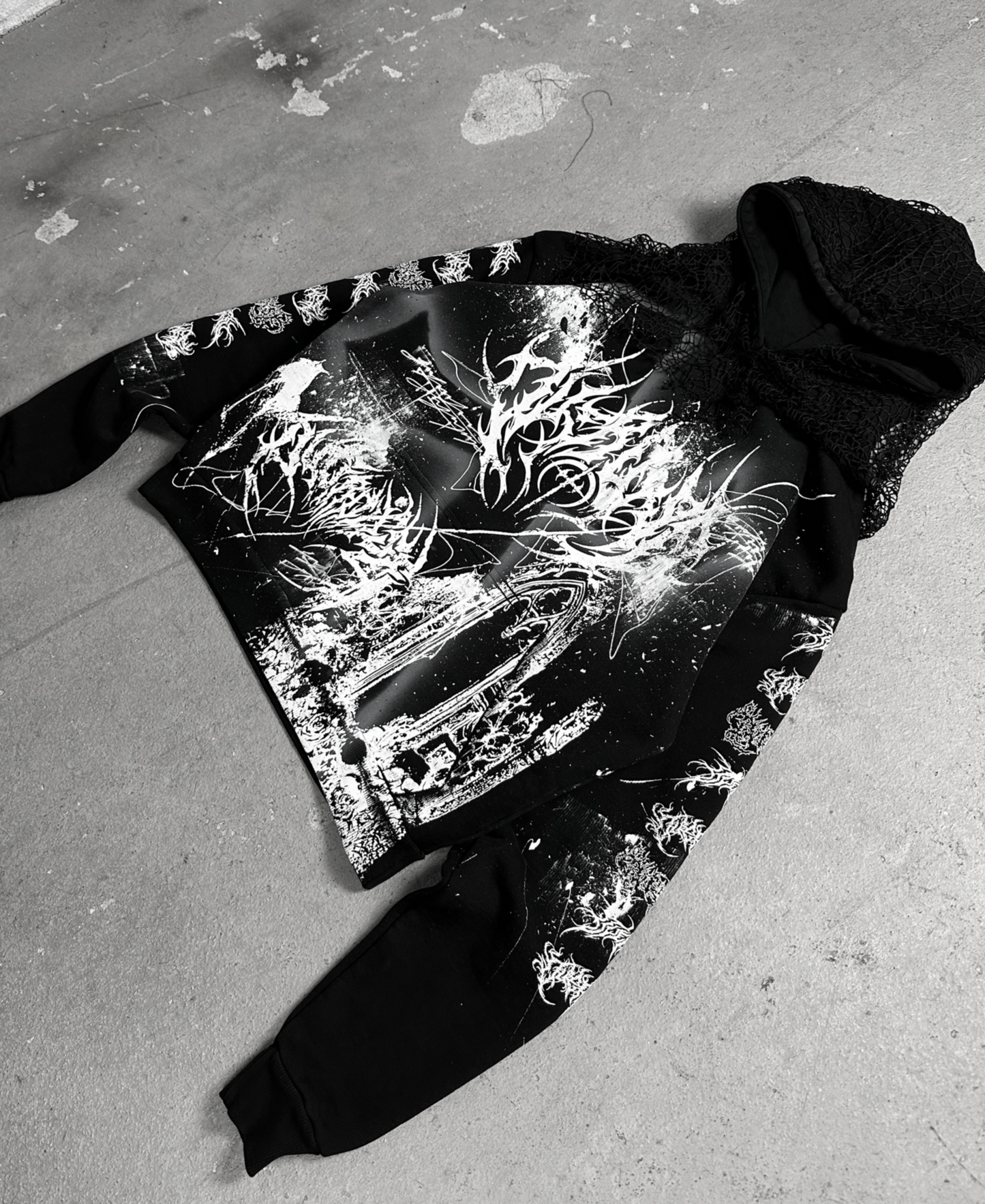 1of1 OVERDXSE HOLLOW HOODIE size M