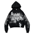 1of1 spiked OVERDXSE HOODIE size L