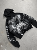 1of1 spiked OVERDXSE HOODIE size XXL