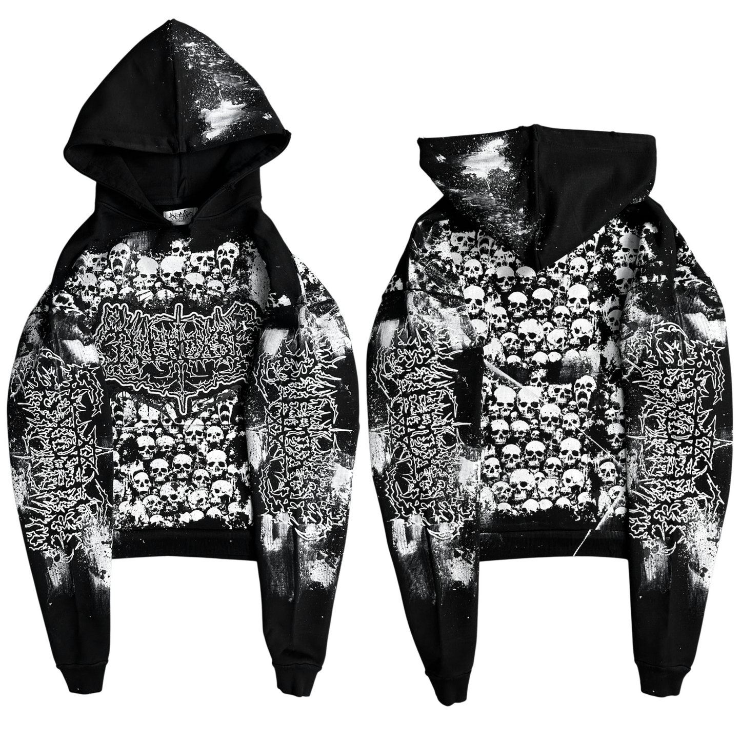 1of1 OVERDXSE SKULL HOODIE size M