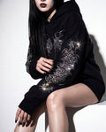 OVERDXSE RHINESTONE „CORPSE“ HOODIE all sizes