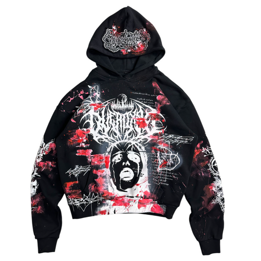 1of1 BLOODY OVERDXSE HOODIE size M
