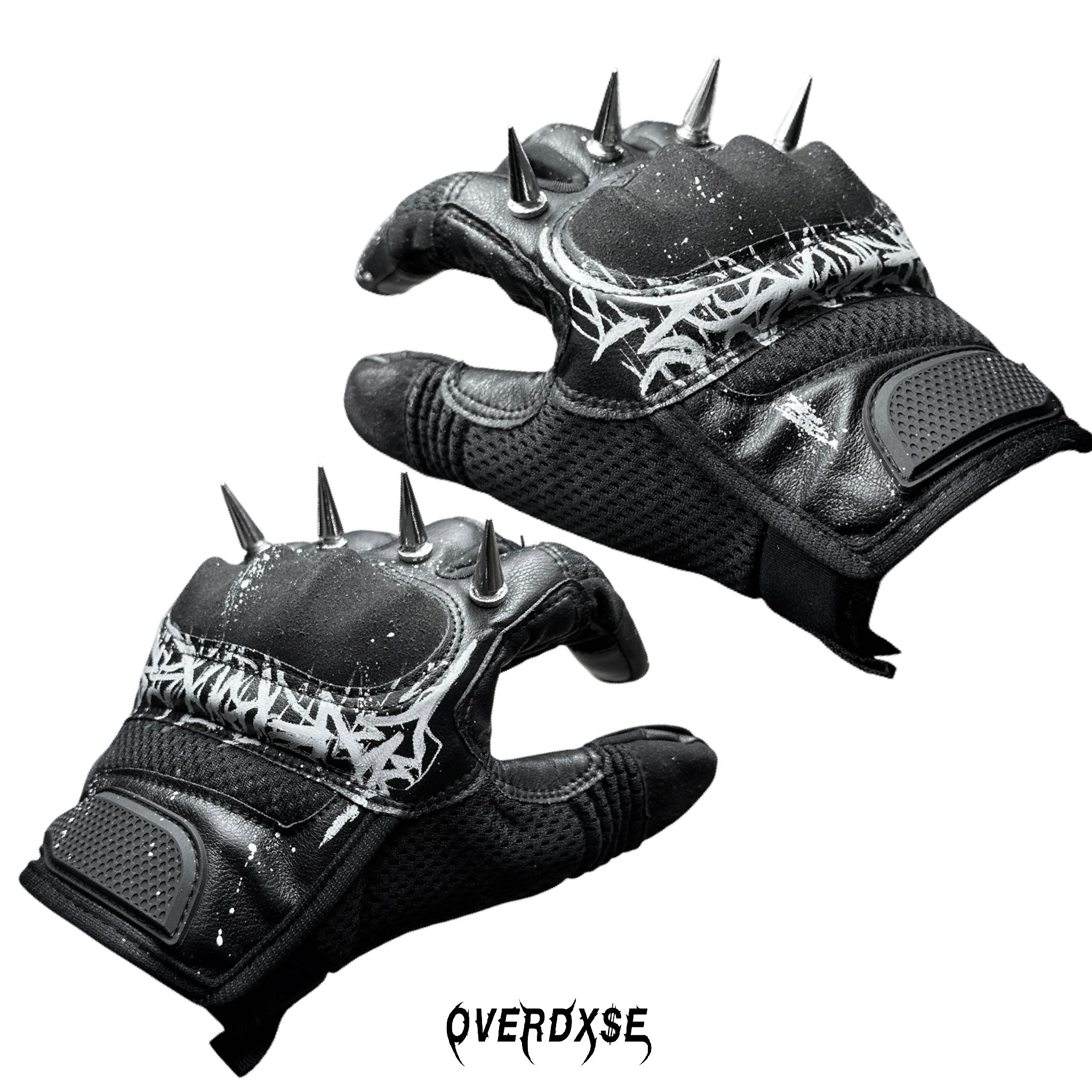 1of1 spiked OVERDXSE GLOVES size M