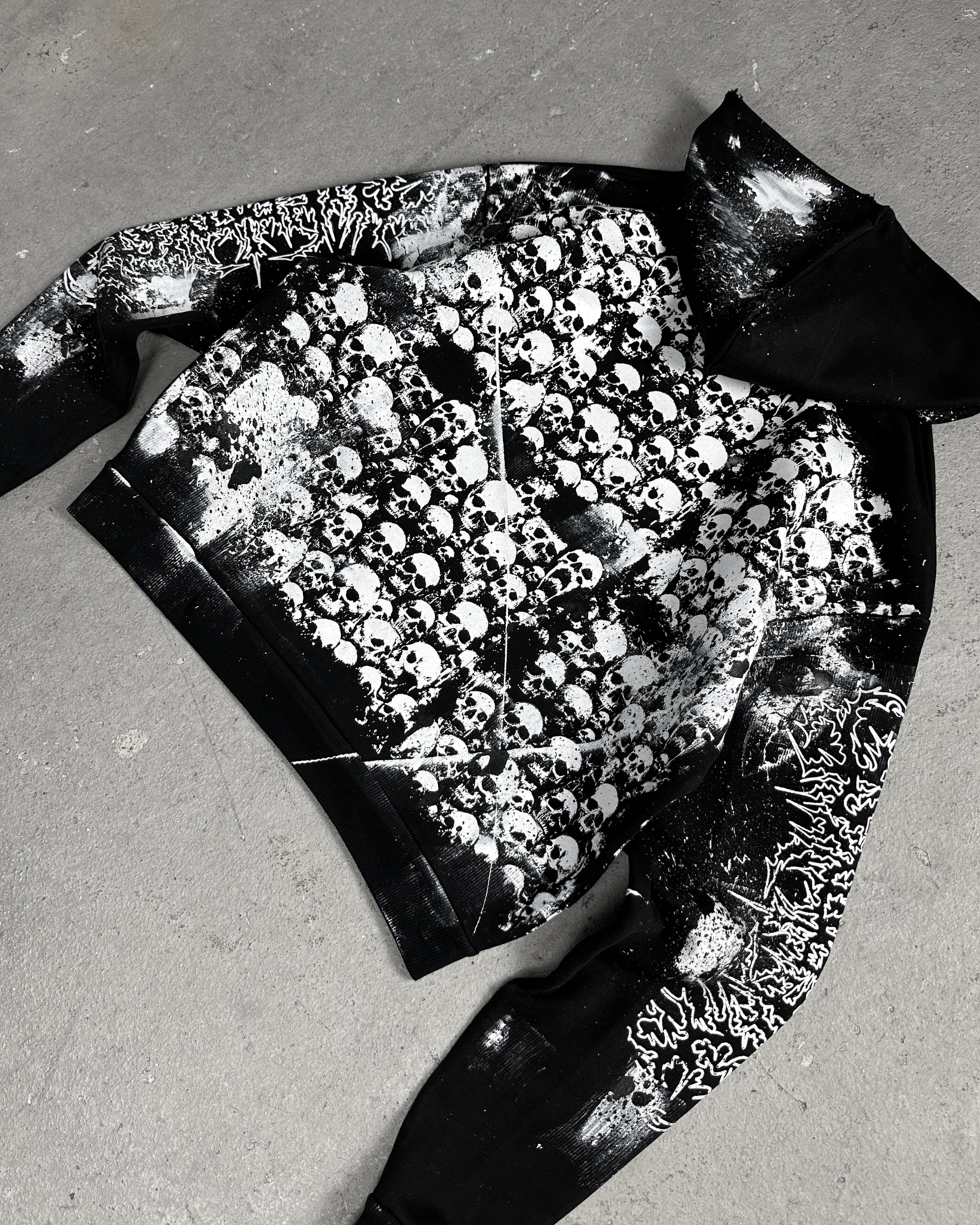 1of1 OVERDXSE SKULL HOODIE size M