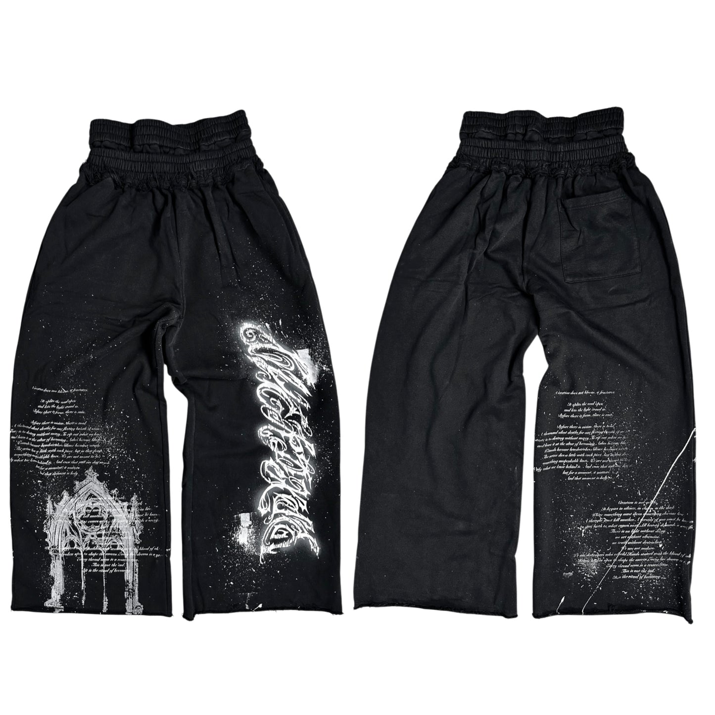 1of1 double waist OVERDXSE SWEATPANTS size L