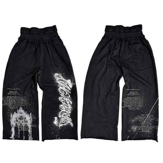 1of1 double waist OVERDXSE SWEATPANTS size L