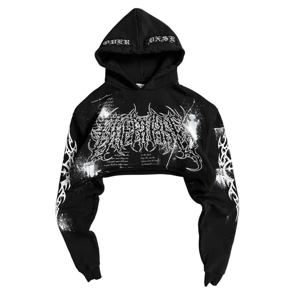 1of1 cropped OVERDXSE HOODIE size M