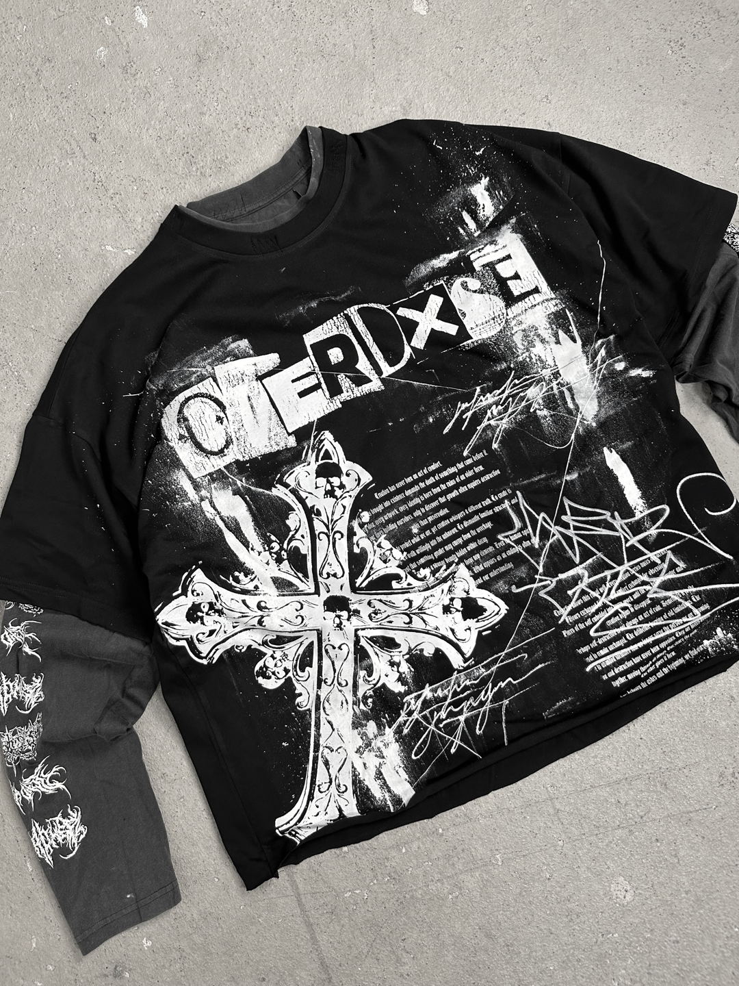 1of1 double layer OVERDXSE LONGSLEEVE size L