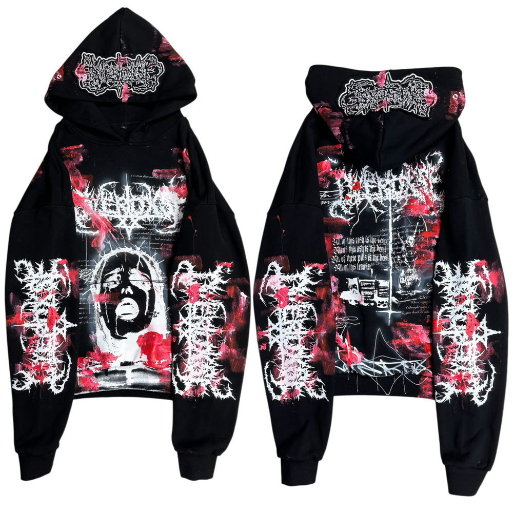 1of1 BLOODY OVERDXSE HOODIE size XL