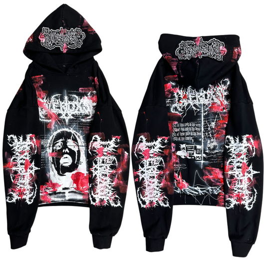 1of1 BLOODY OVERDXSE HOODIE size XL
