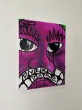 1of1 „FACE YOUR FEAR“ original canvas 60x80cm