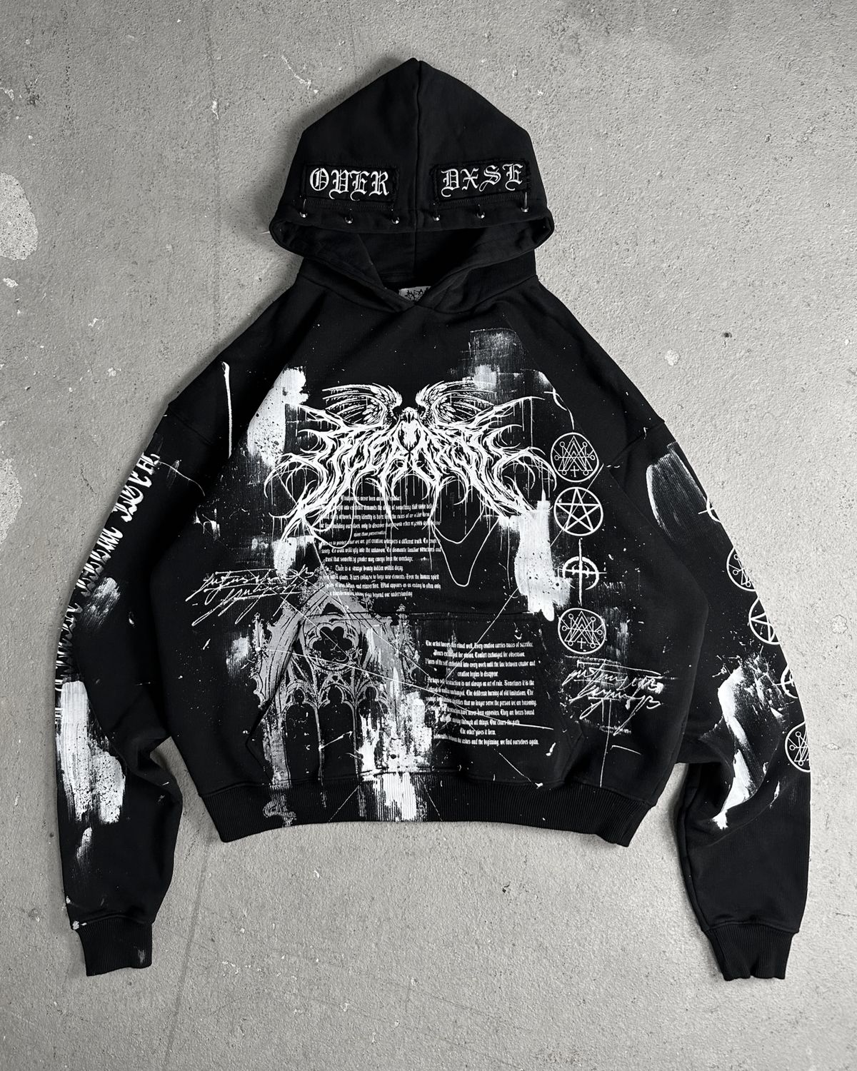 1of1 spiked OVERDXSE HOODIE size XXL